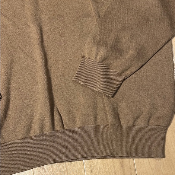 Polo Ralph Lauren Men's Brown V-Neck Sweater XL - Picture 4 of 11